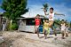 Efren Mahinay playing with his friends